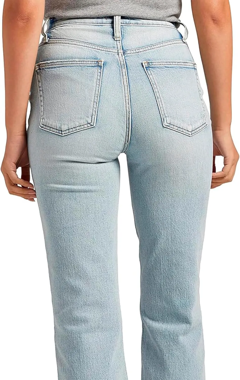Silver Jeans Co. Women's Highly Desirable High Rise Straight Leg Jeans