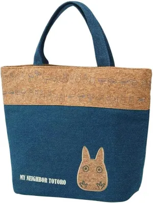 Skater KBCO2 Cork x Denim Cooler Bag, M, My Neighbor Totoro Ghibli