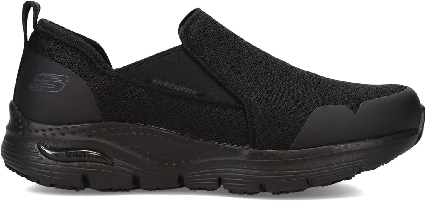 Skechers Men's Arch Fit Sr Tineid Double Gore Slip-On