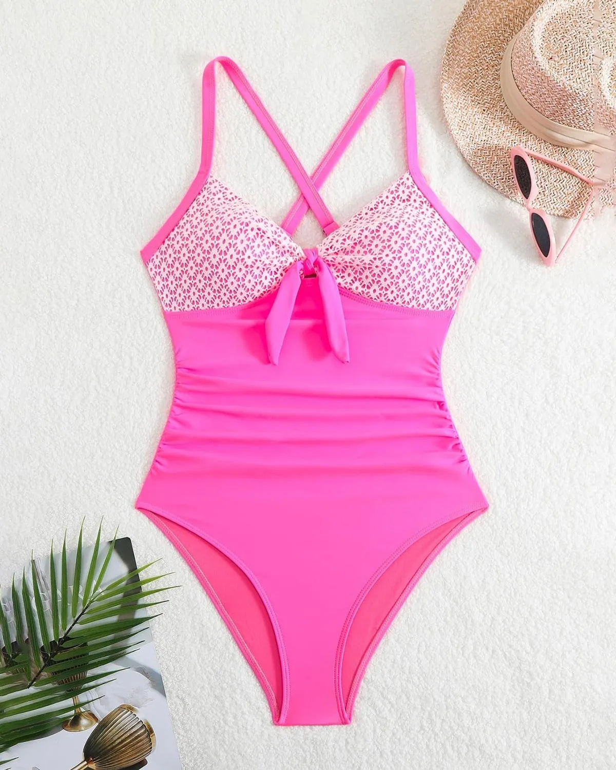 SLIM® Tummy Control Ruched Swimsuit