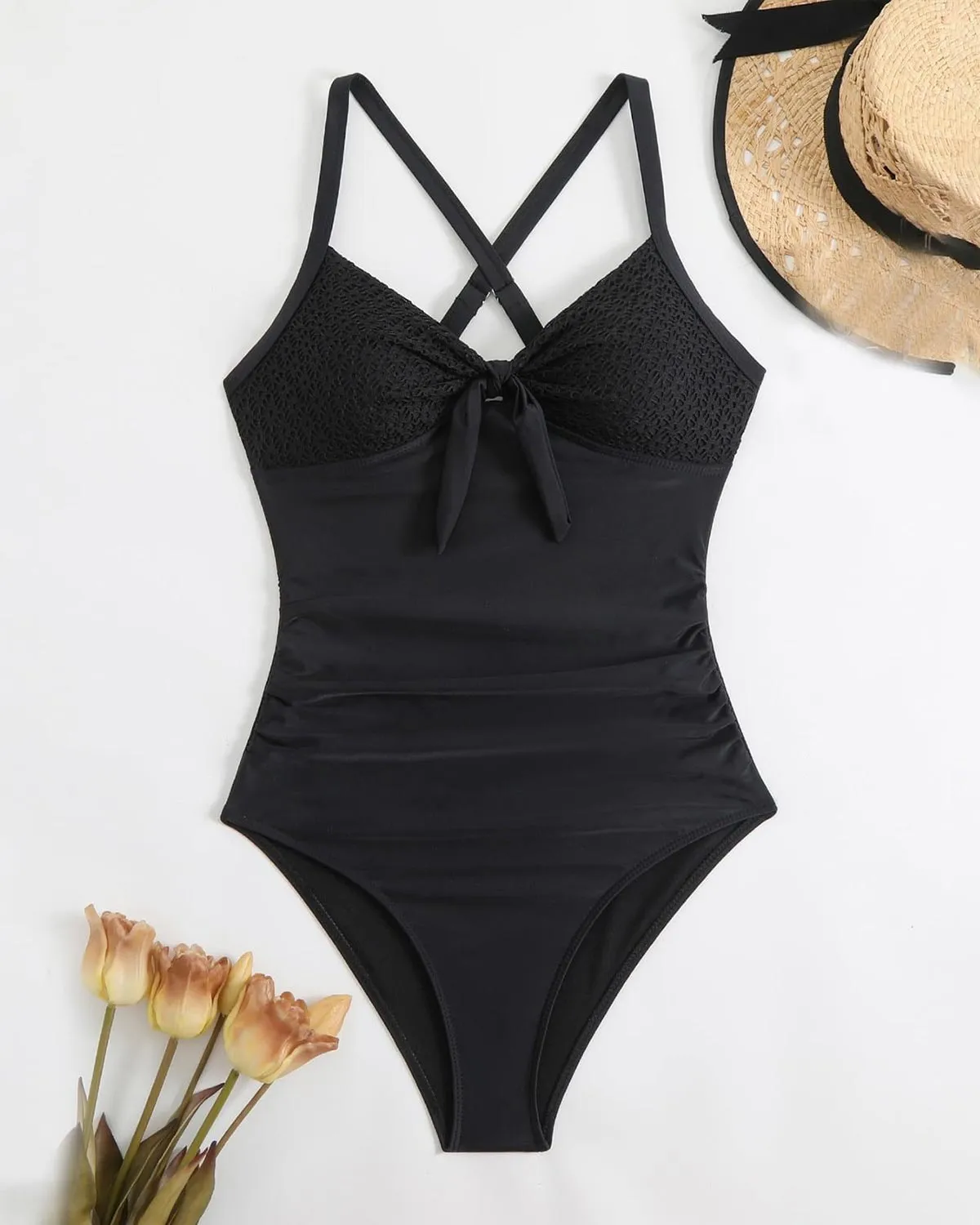 SLIM® Tummy Control Ruched Swimsuit