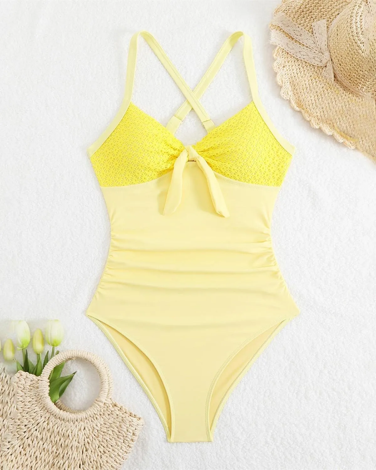 SLIM® Tummy Control Ruched Swimsuit
