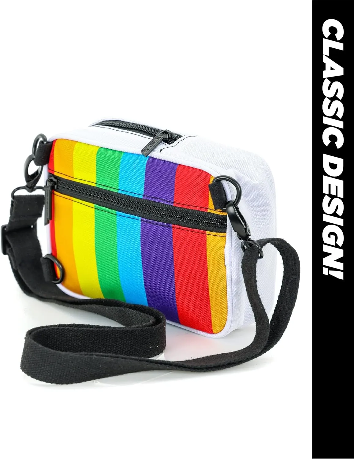 Small Crossbody Bag for Men & Women - Over the Shoulder Bag Sling Checkered Crossbody Bags Festival Concert Bag