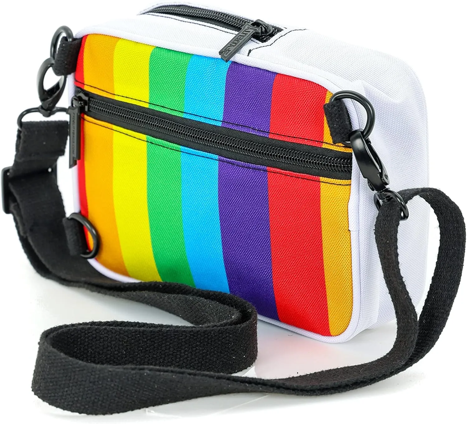 Small Crossbody Bag for Men & Women - Over the Shoulder Bag Sling Checkered Crossbody Bags Festival Concert Bag