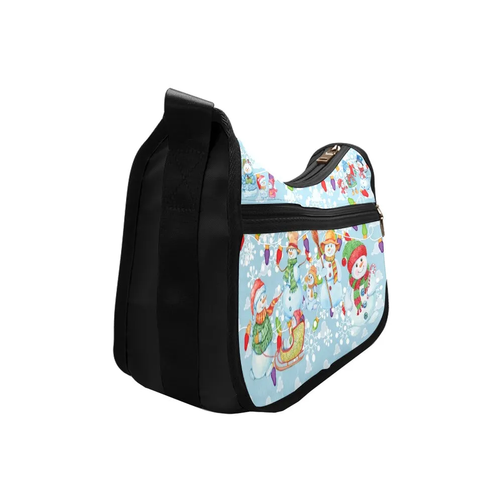 Snowmen - Crossbody Handbag