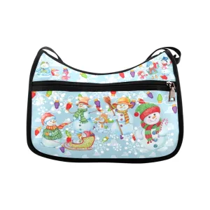 Snowmen - Crossbody Handbag