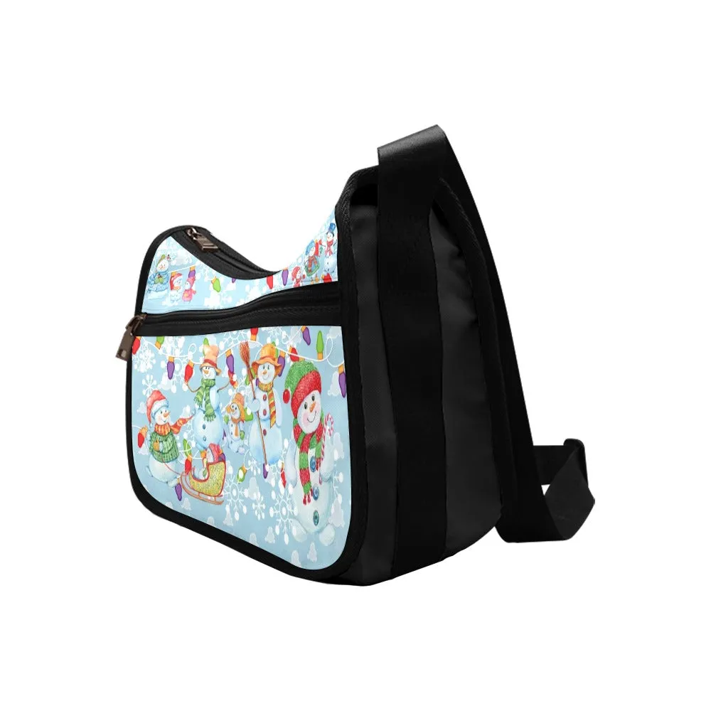 Snowmen - Crossbody Handbag
