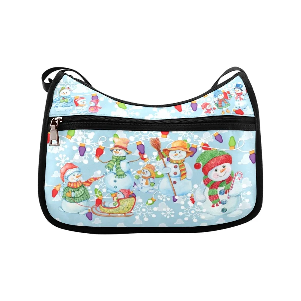 Snowmen - Crossbody Handbag