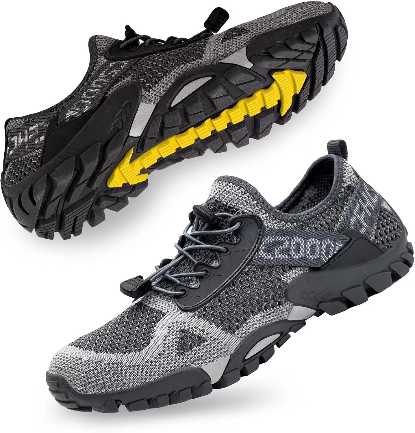 SOBASO Water Shoes Women Men Quick Drying Swim Beach Aqua Shoes for Water Sport Diving Hiking Sailing Travel