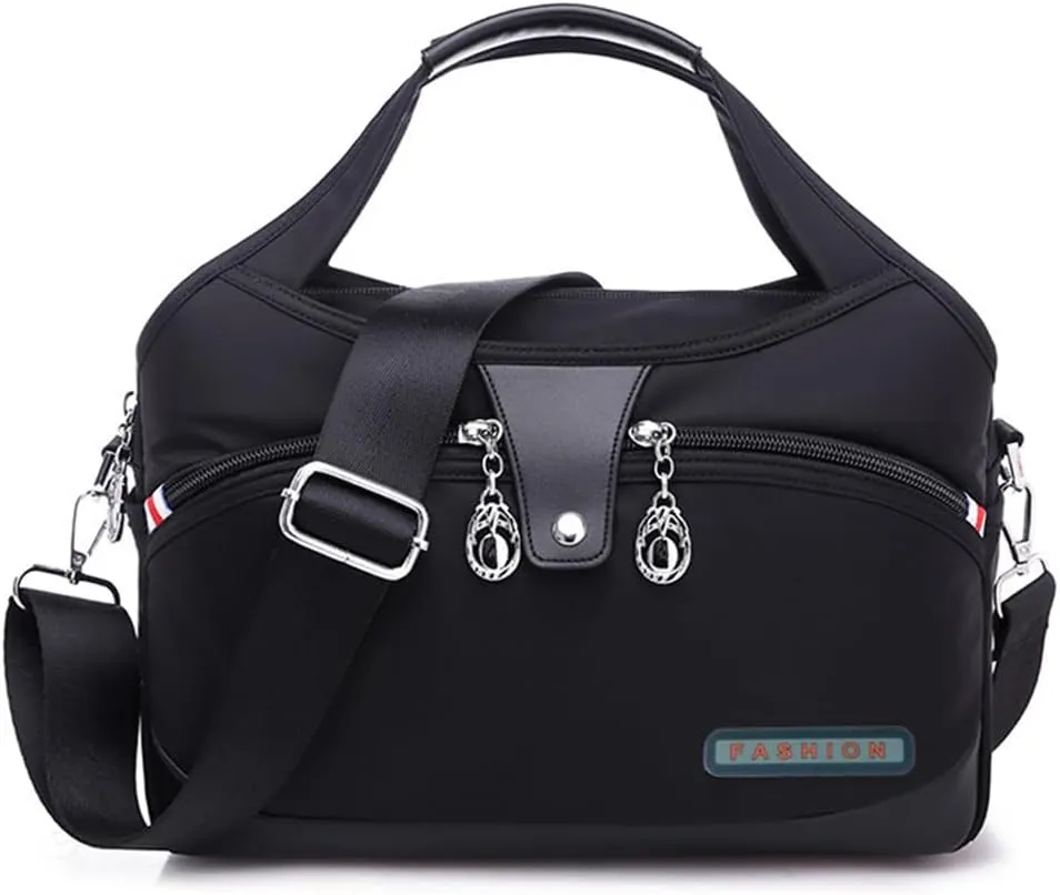 Soft Side Lightweight Underseat Tote Bag, Anti Theft Crossbody Bag for Women, Waterproof Oxford Cloth Shoulder Bags