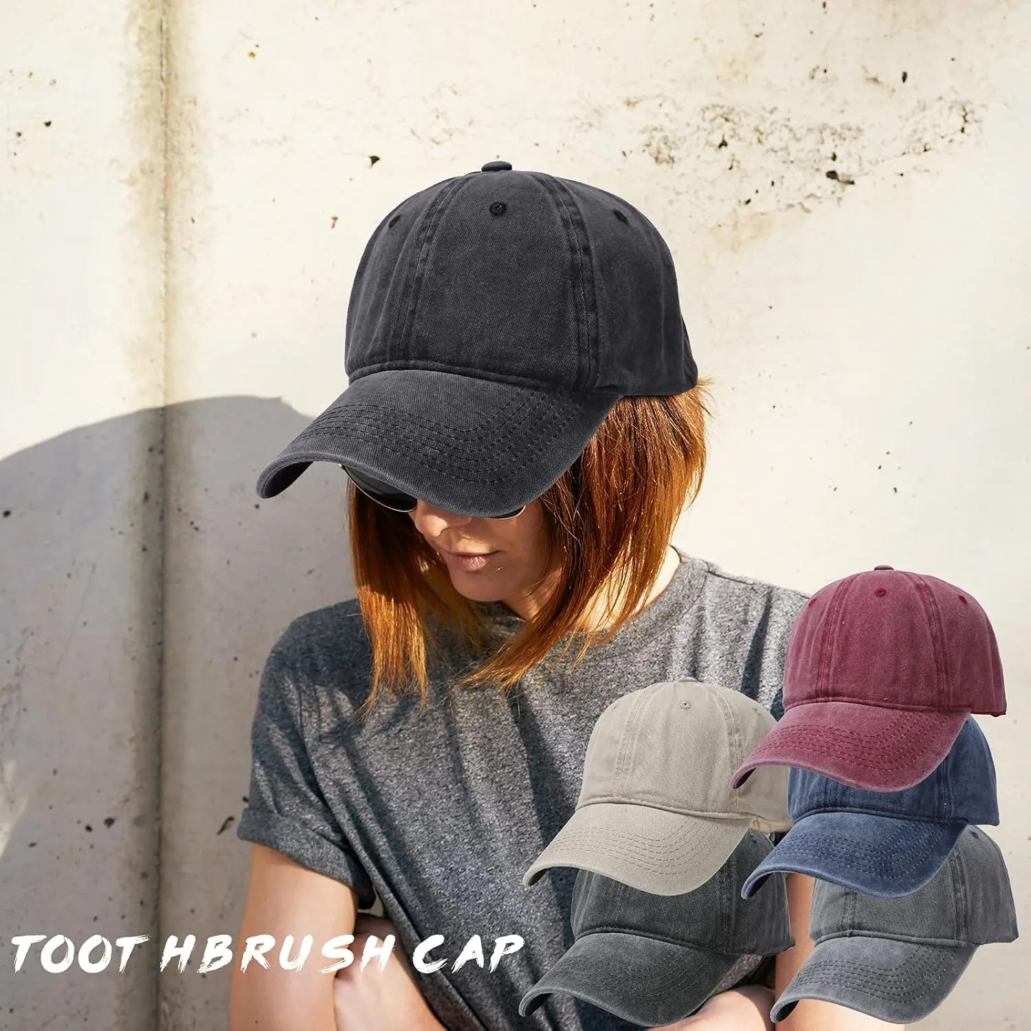 Solid Color Baseball Cap, Washed Retro Men's and Women's Cotton Baseball Cap, Adjustable Dad's Cap 6pcs 3pcs 1pcs