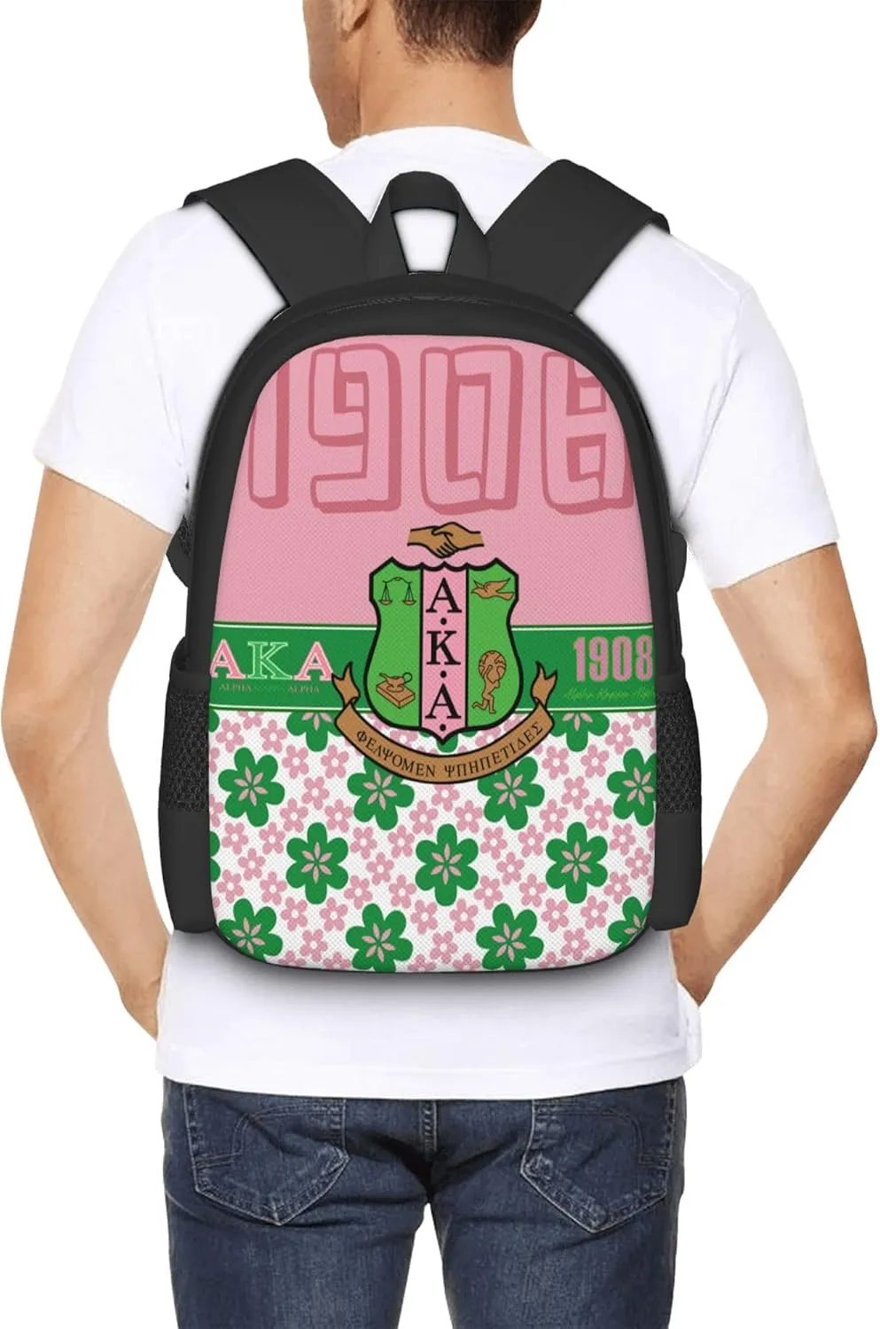 Sorority Multifunctional Backpack Large Travel Backpack for Men Women Computer Work Business Carry on Daypack