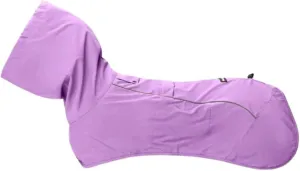 Spark Paws Dog Raincoat, Waterproof Windproof Rain Jacket, for Small Medium Large Extra Large Dogs, Reflective Breathable Full-Body Coverage Dry Suit - Purple - 2XL