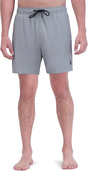 Spyder Men's Swim Trunks, Stretch, Quick-Dry, 7-inch Board Shorts, UPF 50 , Compression Boxer Liner