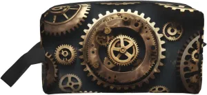 Steampunk Gears print Travel Toiletry bag Toiletry bag for women men Cosmetic bag Travel accessories for Women Men