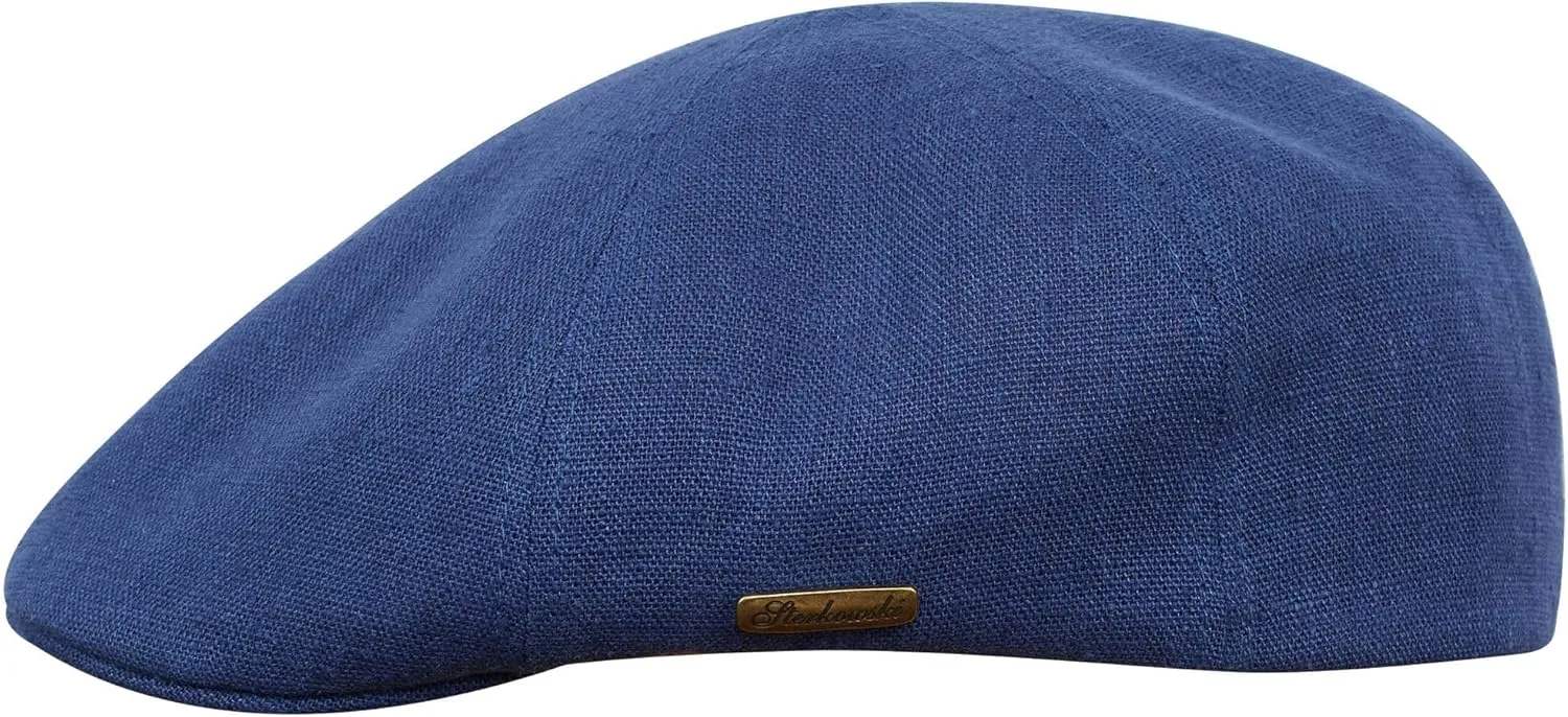 Sterkowski Rusty Cap | 100% Linen Duckbill Cap For Men and Women | Light Breathable 6 Panels Cap without Lining