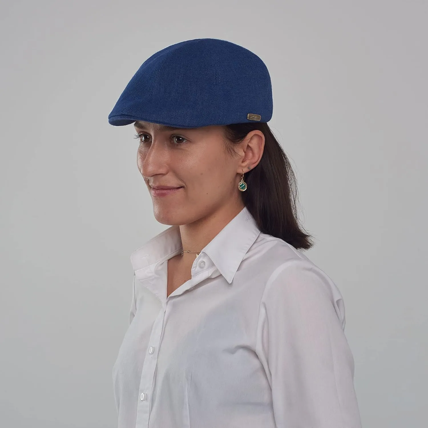 Sterkowski Rusty Cap | 100% Linen Duckbill Cap For Men and Women | Light Breathable 6 Panels Cap without Lining