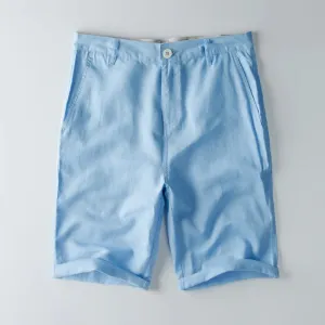 Summer Cotton Linen Beach Shorts