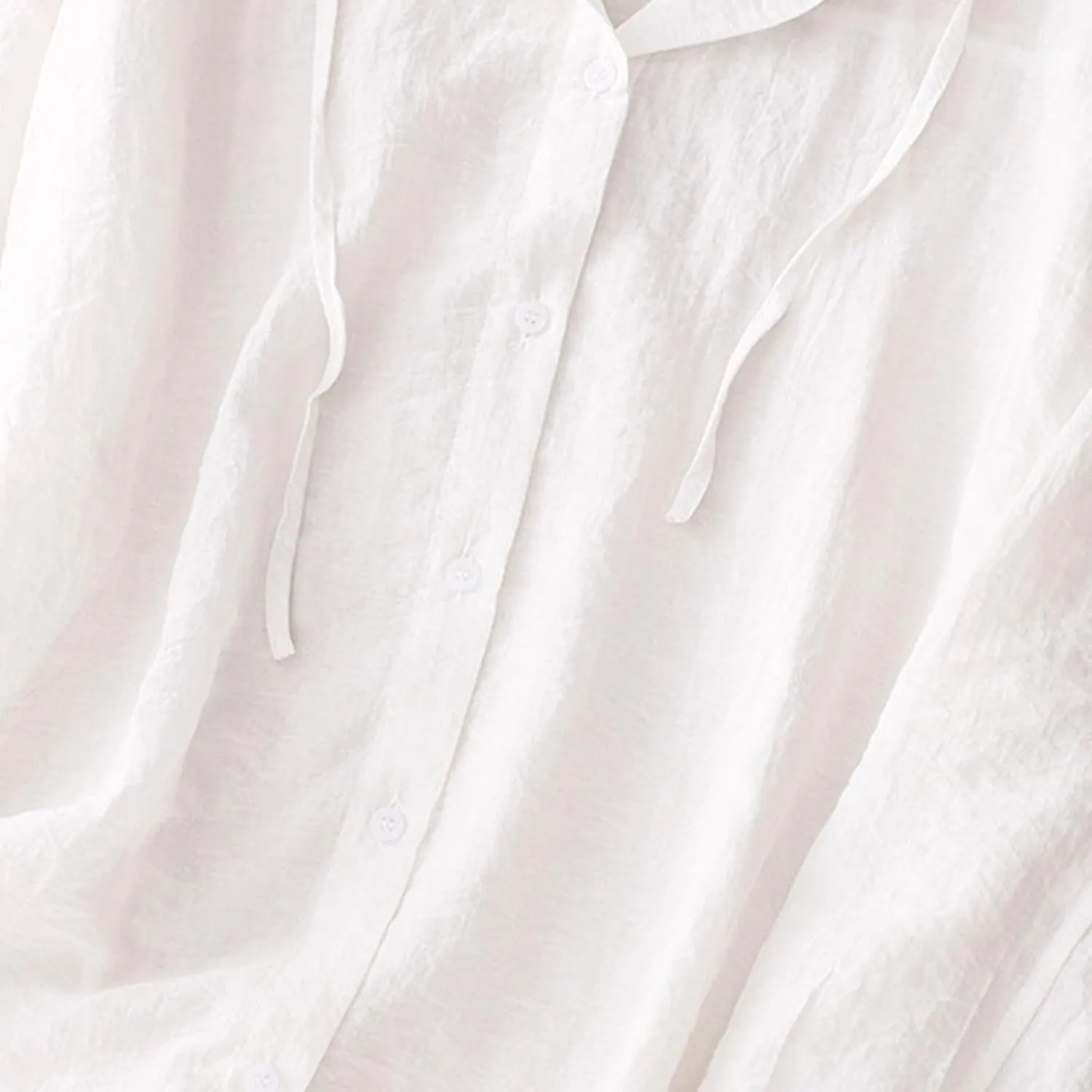 Summer Cotton Linen Button Hooded Long Sleeve Sun Shirts for Women Casual Loose Breathable Trendy UV Hiking Outwear