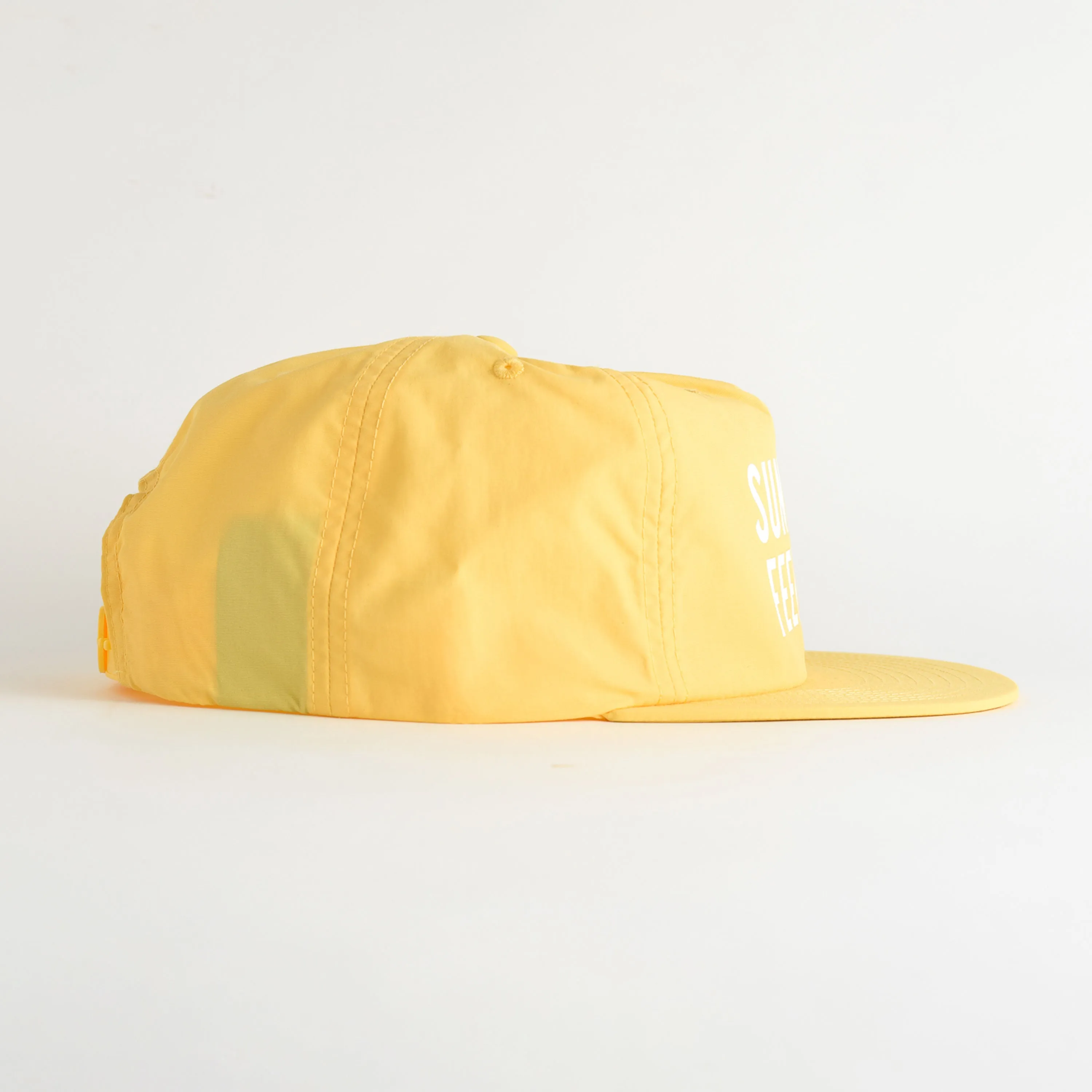 Sunshiny Feelings Recycled Nylon Quick Dry Hat - sunset yellow
