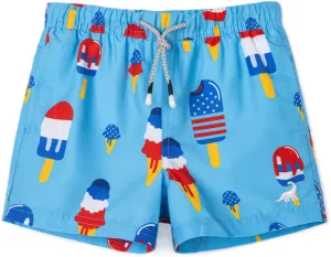 SURF CUZ Boys Swim Trunks Toddler Swim Shorts UPF 50  Bathing Suit for Boy Swimsuit Quick Dry Mesh Beach Boardshorts Swimwear