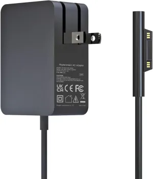 Surface 24W 15V 1.6A Go Charger, Power Supply Adapter Compatible with Microsoft Surface Go/Go 2/Go 3/Surface Pro 4 Core m3/Surface Pro 3 Core m3 AC Power Adapter