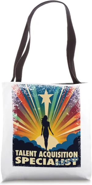 Talent Acquisition Specialist Funny Female Hero Job Women Tote Bag