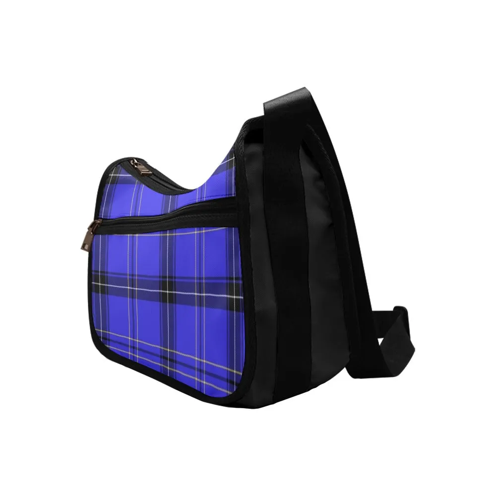 Tartan Blue - Crossbody Handbag