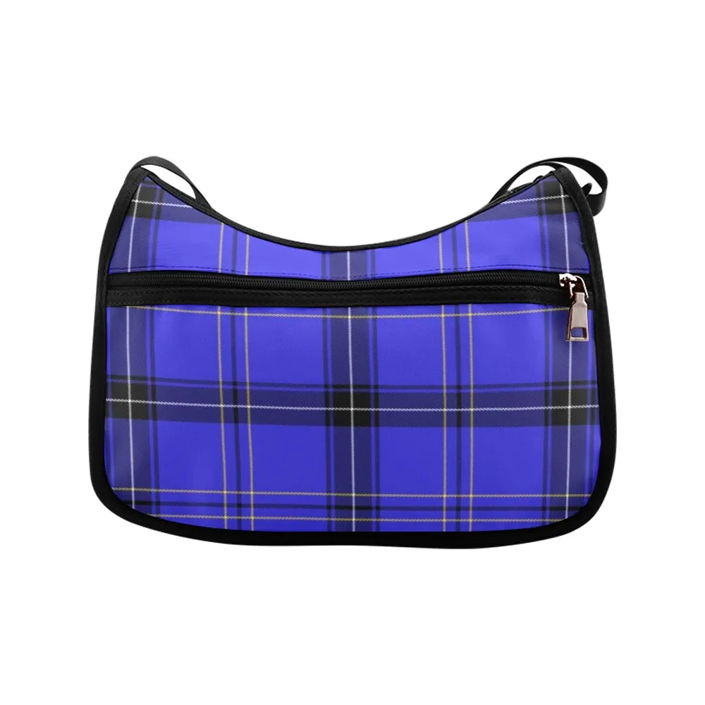 Tartan Blue - Crossbody Handbag