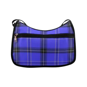 Tartan Blue - Crossbody Handbag
