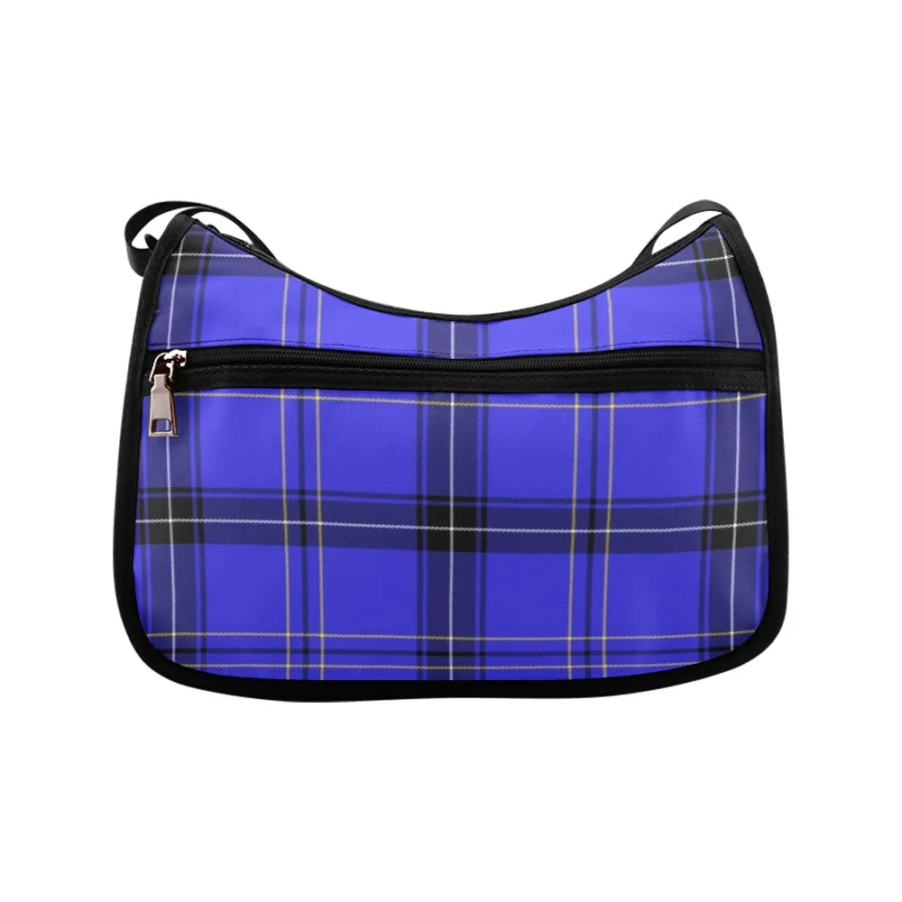 Tartan Blue - Crossbody Handbag