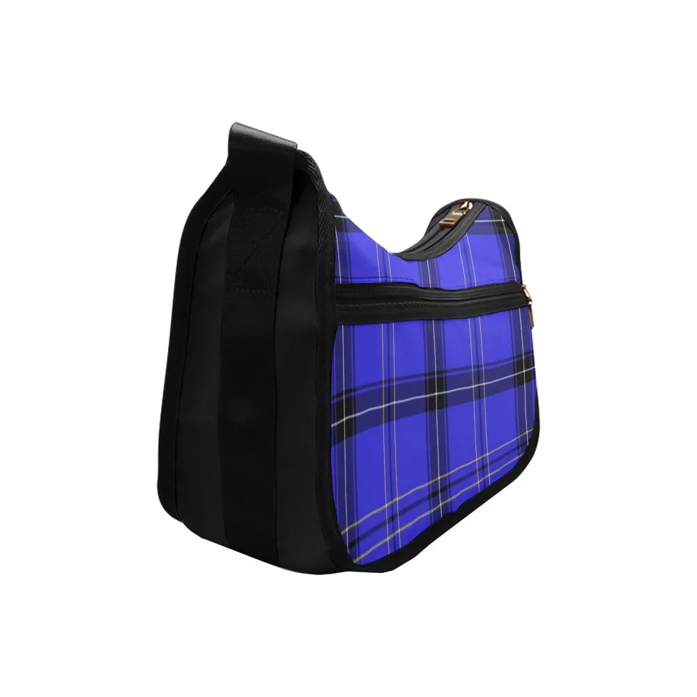 Tartan Blue - Crossbody Handbag
