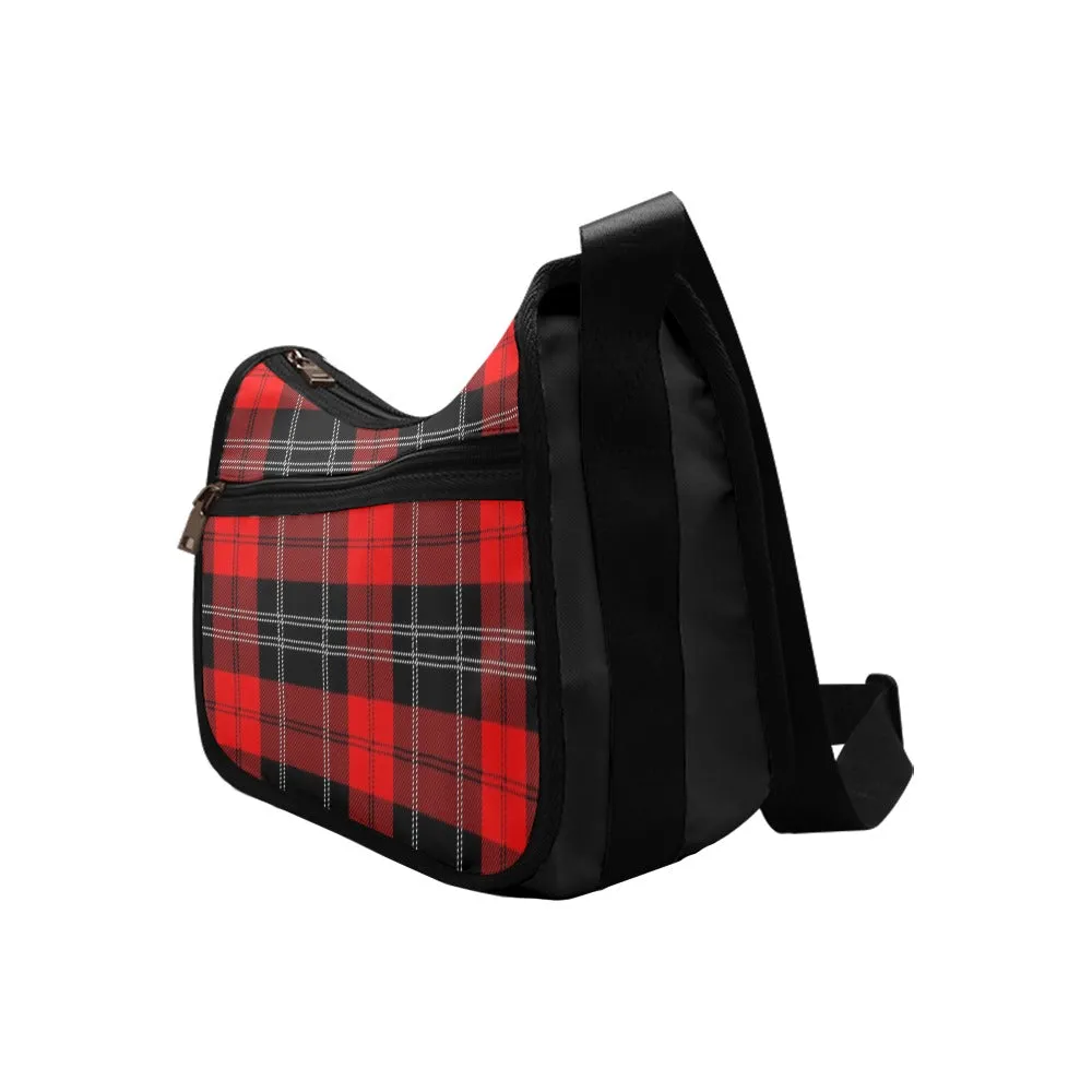 Tartan Red - Crossbody Handbag