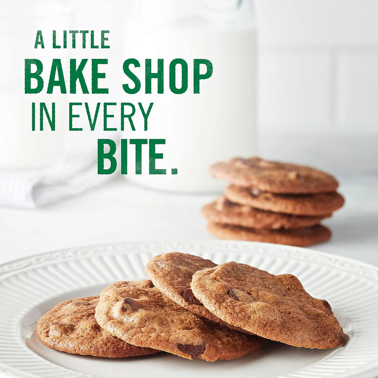 Tate’s Bake Shop Chocolate Chip Cookies, 16 – 2 Cookie Snack Packs (2 Boxes)