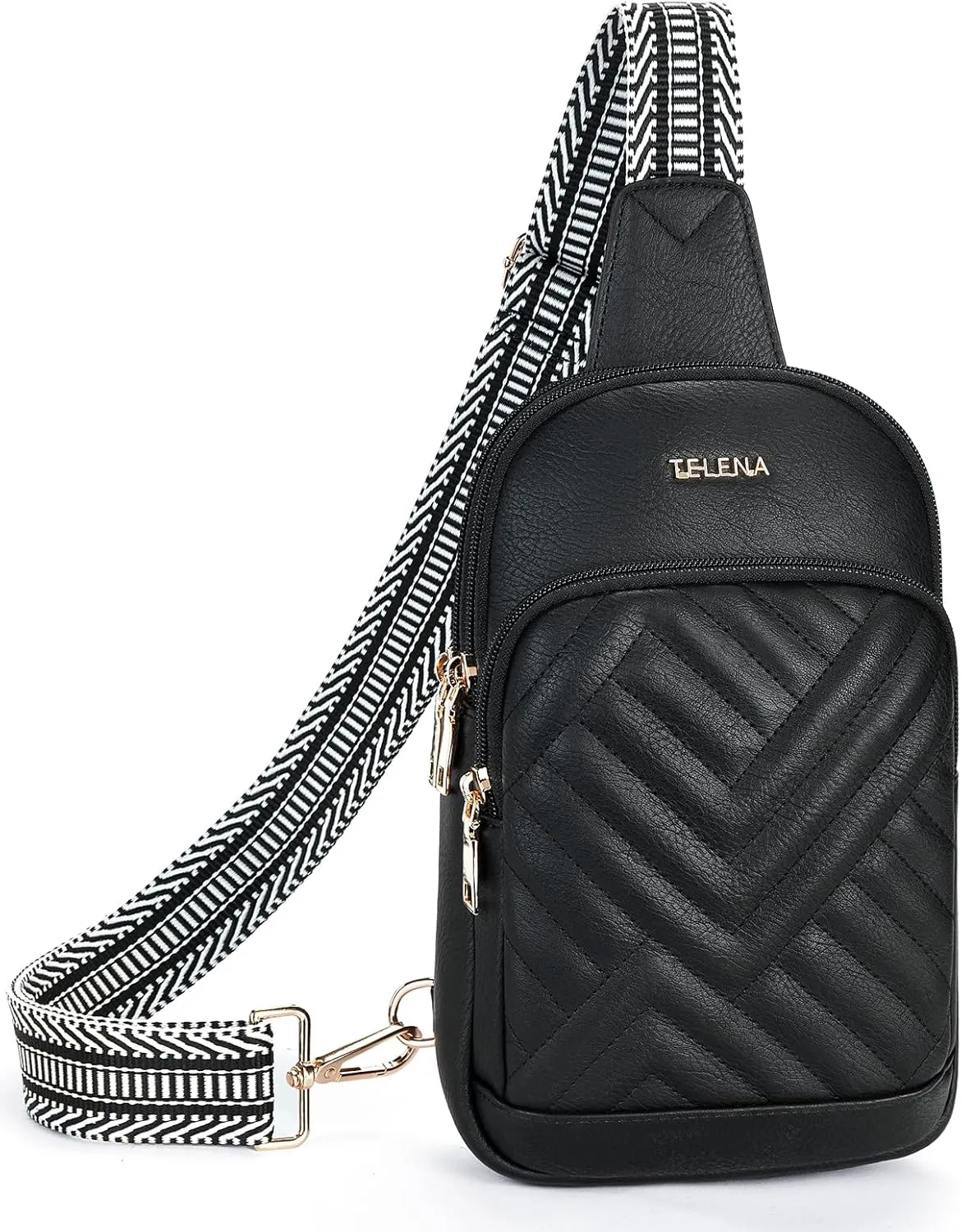 Telena Large Sling Bag Crossbody Bags for Women Fanny Packs Cross Body with Adjustable Strap