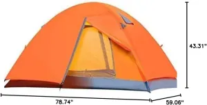Tent for Camping Instant Cabin Camping Tents Outdoor Double Tide Aluminum Tents Three Season Camping Tents Family Hut Camping Tents Outdoor Camping Adventure Winter Fishing Tent