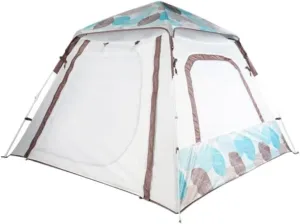 Tents for Camping Camping Tent 3-4 Person with Big Mesh Windows Waterproof UPF 50  for Family Hiking Travel Outdoor Tent Beach Tent (Color : C, Size : 200x200x145cm)