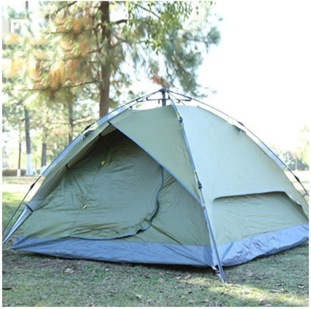 Tents Pop-Up Family Camping 2-4 Persons, Waterproof Ventilated Removable Instant, Quick Set Up Dome for Outdoor Camping, Hiking, Fishing