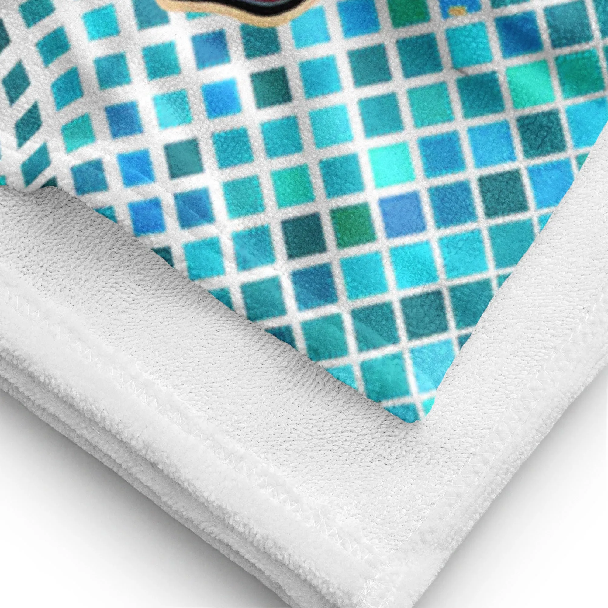 THE BEACH TOWEL - LAPIS LOGO