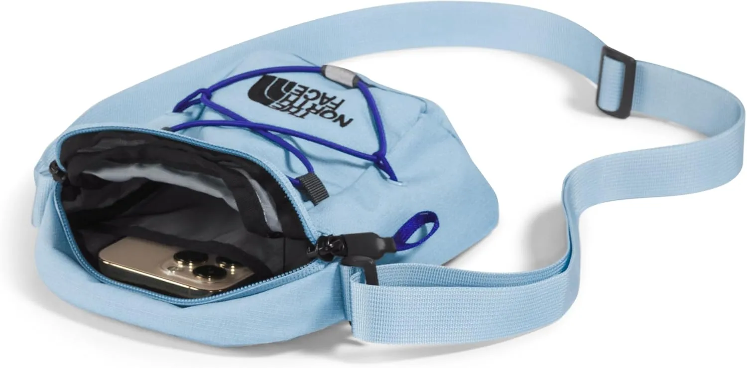THE NORTH FACE Jester Cross Body Pack, Steel Blue Dark Heather/Lapis Blue/TNF Black, One Size