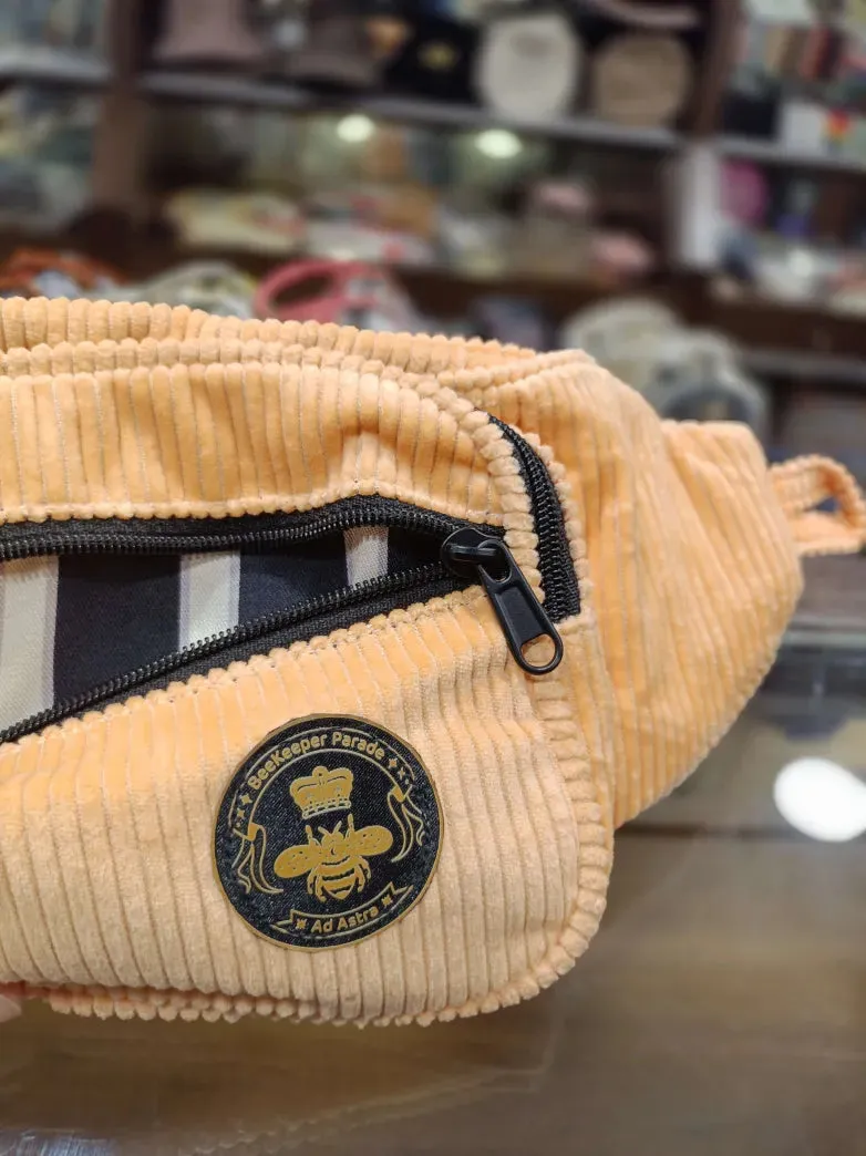 The Panda Fluro Orange 🍊 (Corduroy) BeeKeeper Bumbag
