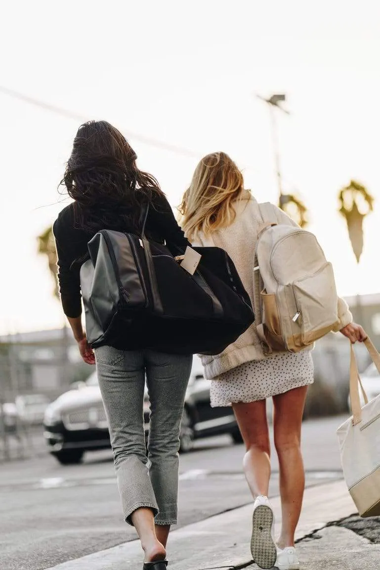 The Travel Backpack in Beige