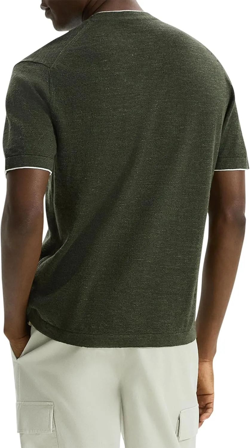 Theory Men's Kolben Tee in Pacific Linen