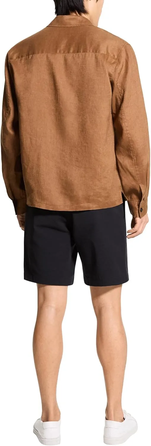Theory Men's Lt Shirt in Relaxed Linen