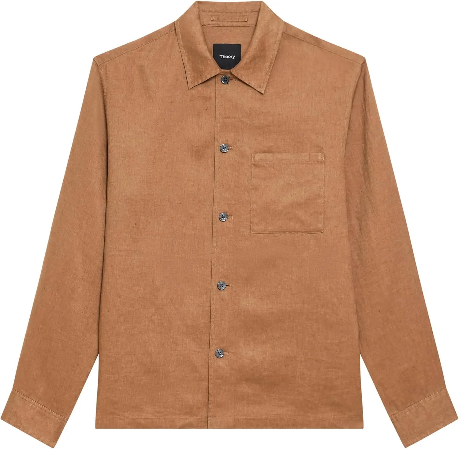 Theory Men's Lt Shirt in Relaxed Linen