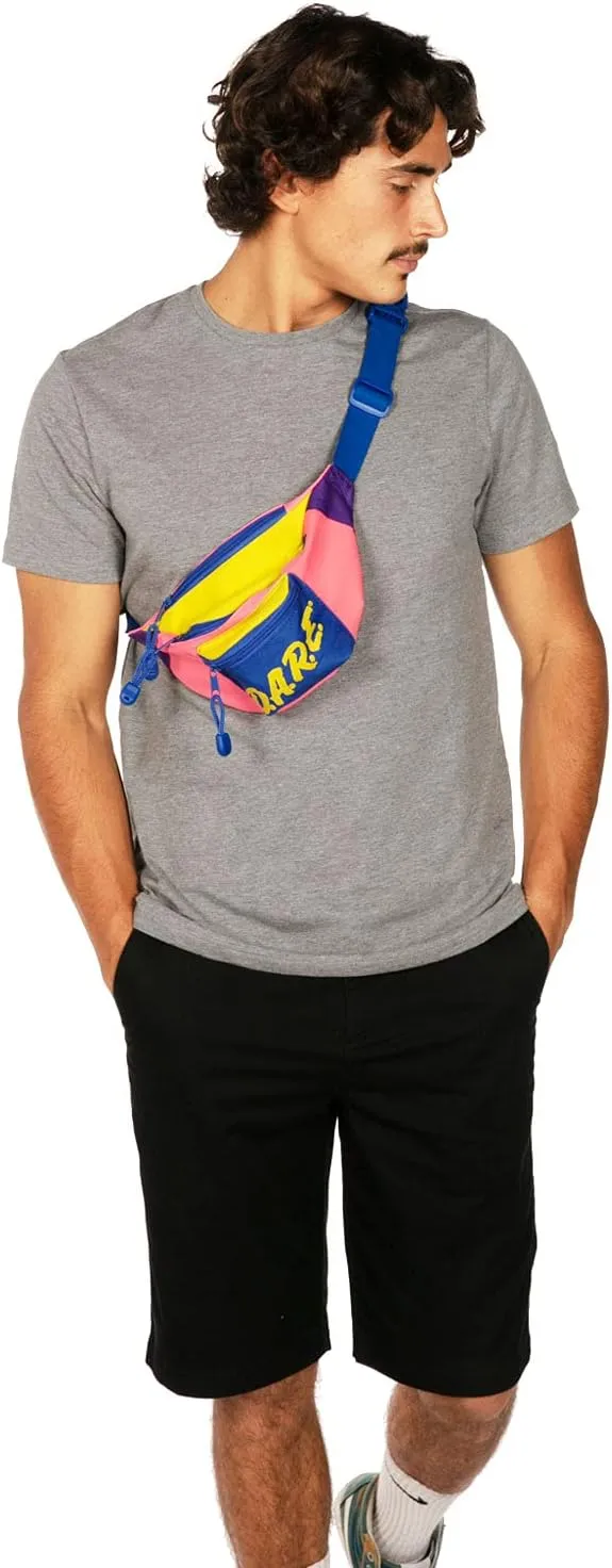 Tipsy Elves Retro DARE Fanny Pack (One Size, Multicolor)