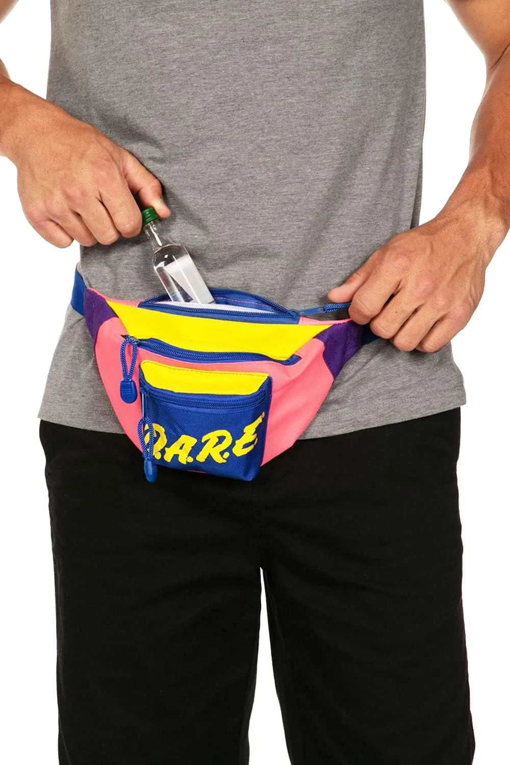 Tipsy Elves Retro DARE Fanny Pack (One Size, Multicolor)