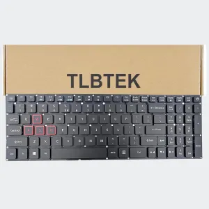 TLBTEK Backlight Keyboard Replacement Compatible with Acer Aspire VX 15 VX5-591G N16C7，Predator Helios 300 G3-571 G3-572 G3-573 PH315-51，Aspire Nitro V15 VN7-593 N16W3 V17 VN7-793G N16W4 Laptop