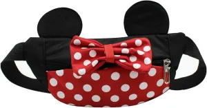 Toddlers Boys Girls Cartoon Fanny Pack Waist Pack Cute Canvas Crossbody Purse Handbag with Mouse Ears