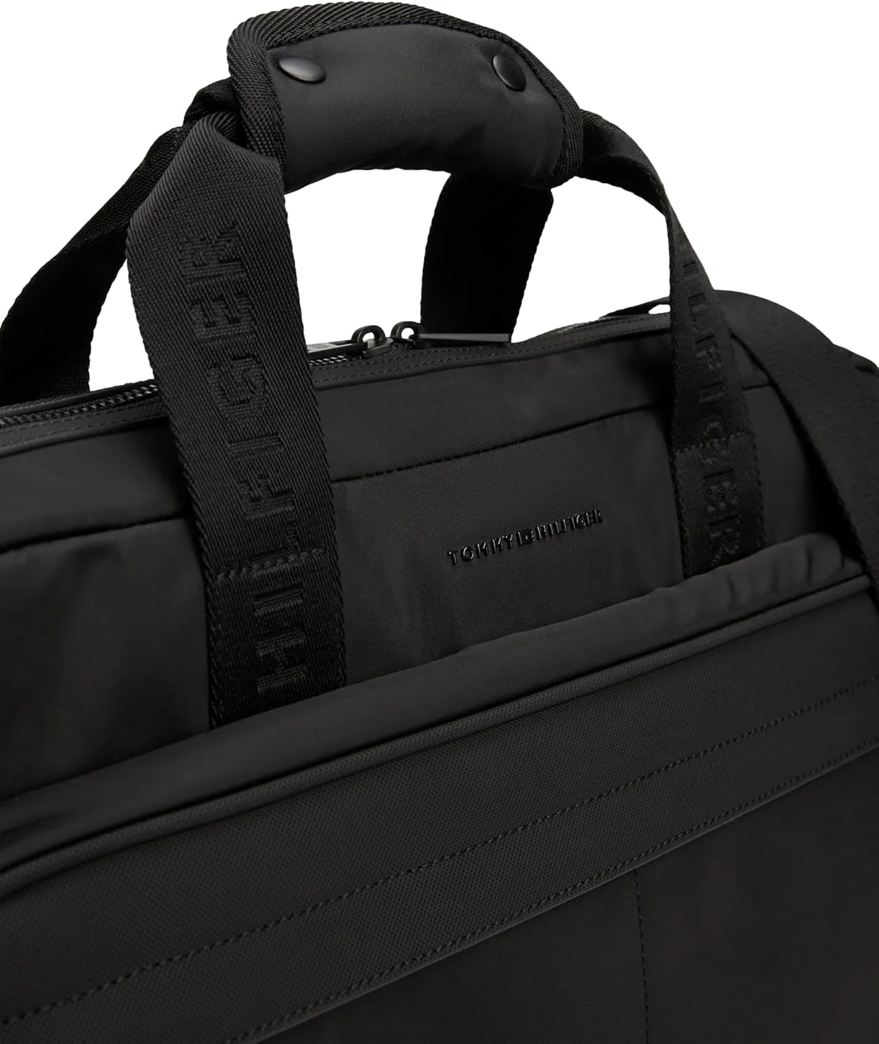 Tommy Hilfiger Repreve Work Bag with Laptop Sleeve and Adjustable Strap
